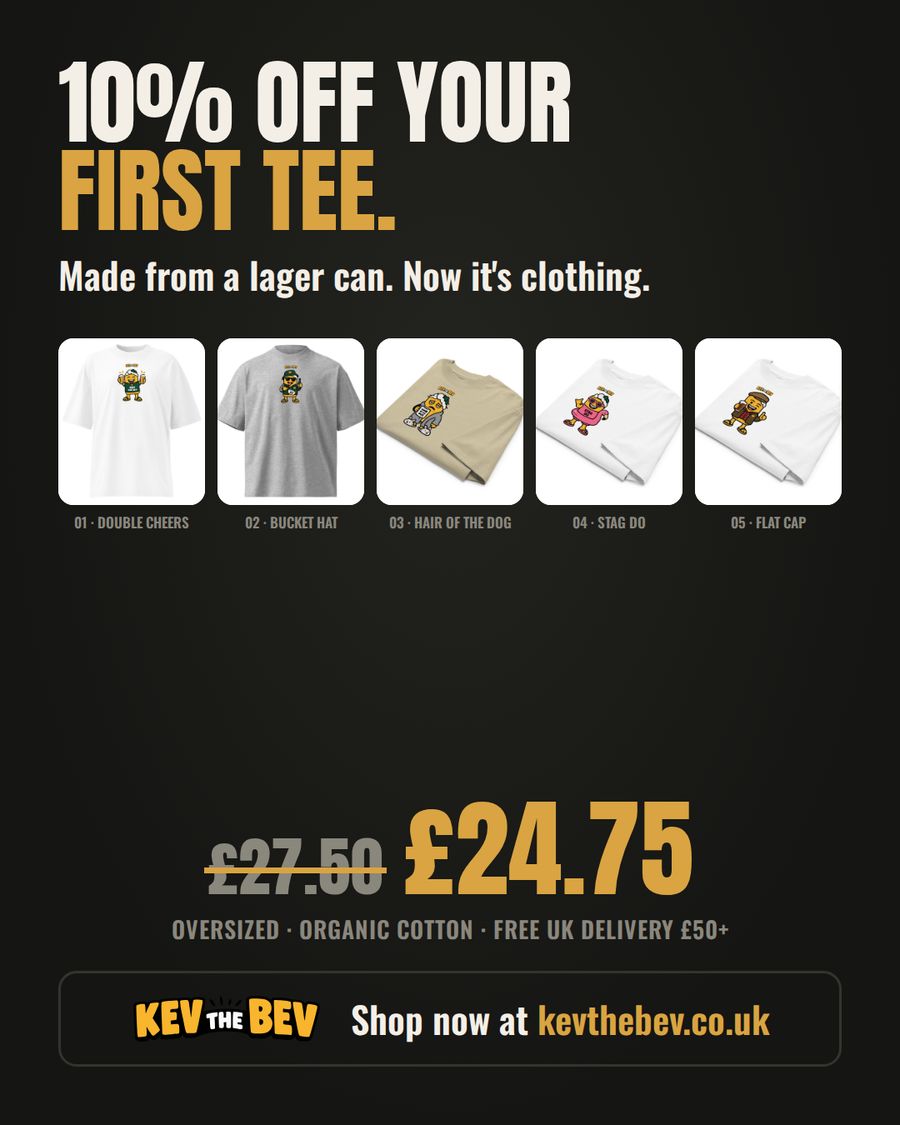 Kev the Bev range ad creative