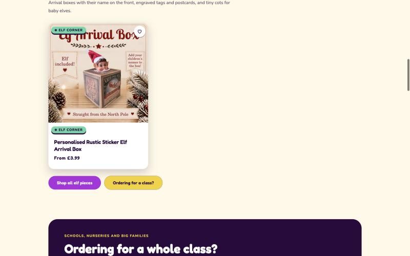 Product range section