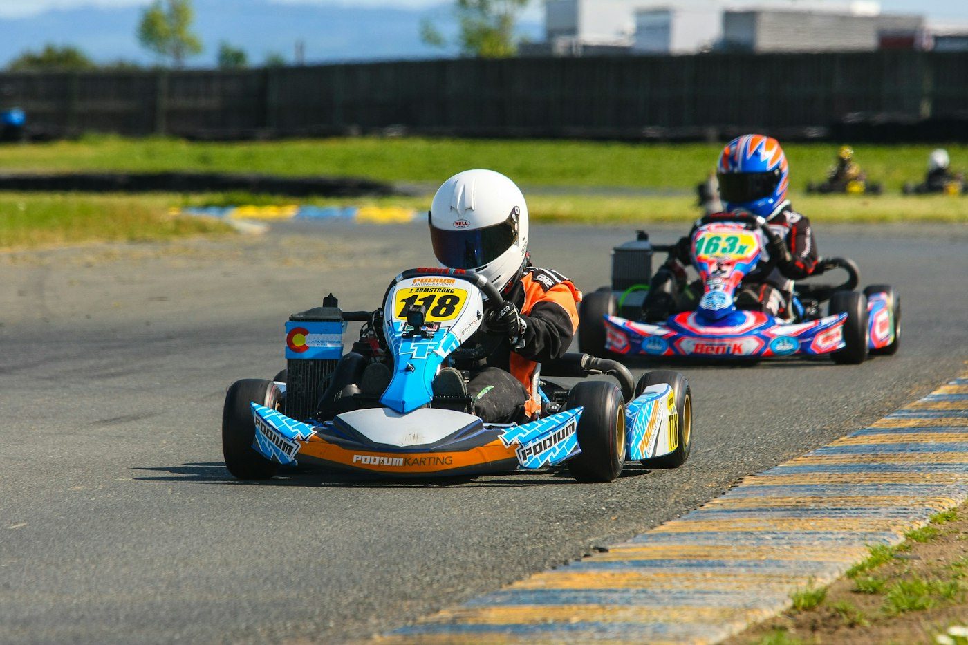 Sample: blue kart